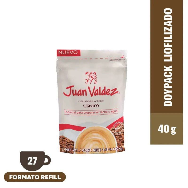 Caja Café Doypack Liofilizado Clásico 40g (20un)