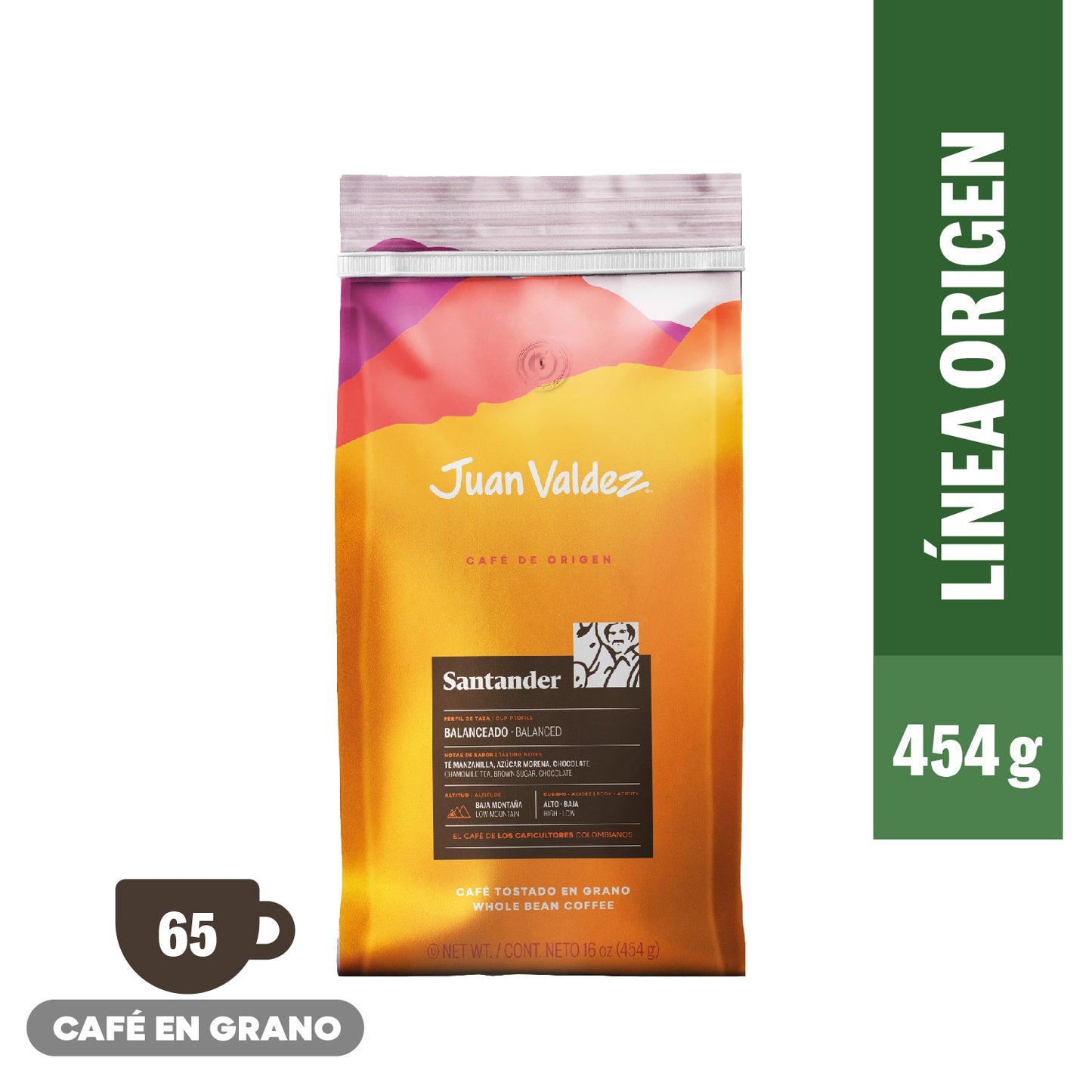 Caja Café En Grano Santander 454g (16un)