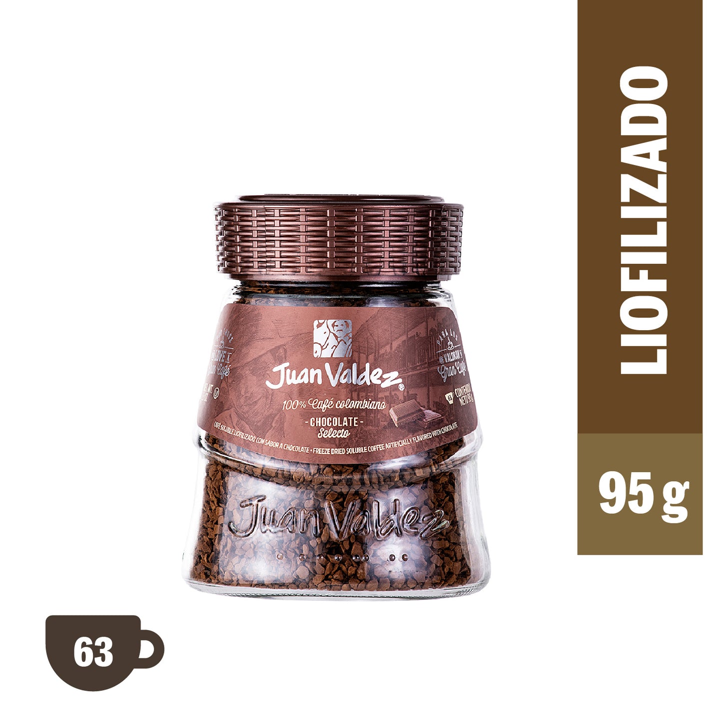 Caja Café Liofilizado Chocolate 95g (12un)