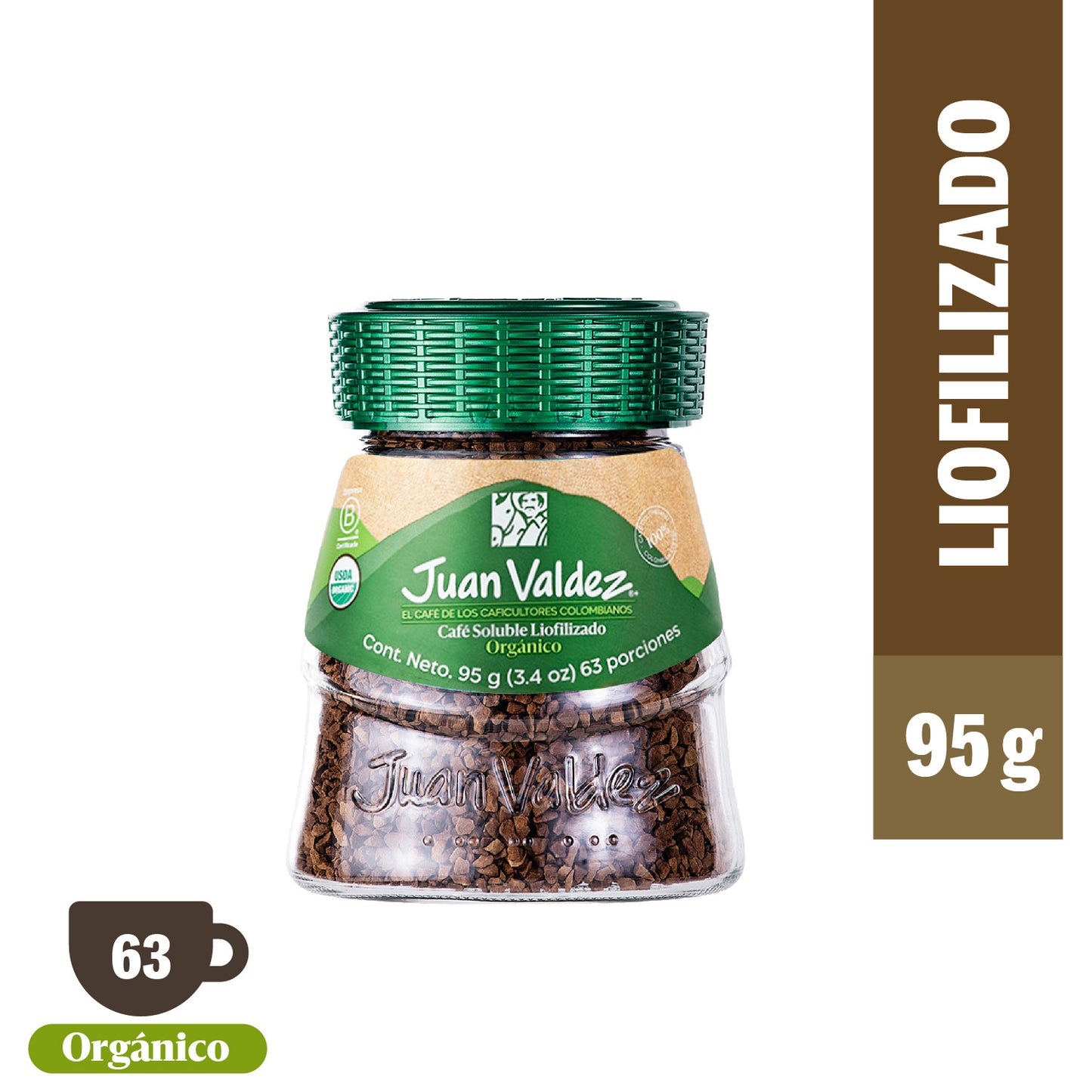 Caja Café Liofilizado Orgánico 95g (12un)