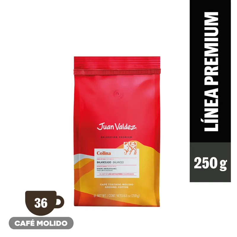 Caja Café En Grano Molido Colina 250g (12un)