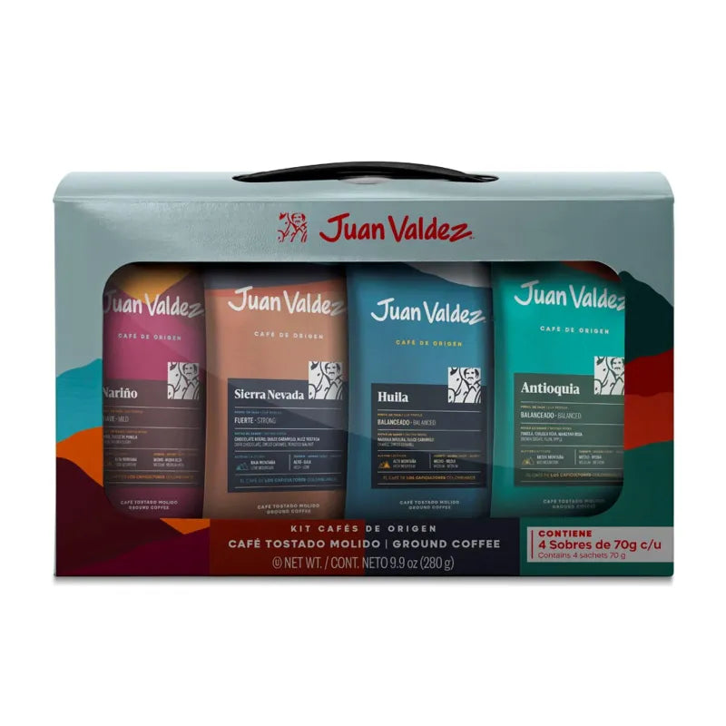 Caja Kit Café Molido 4 Sachet Origen (14un)