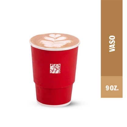 Caja Vaso 9oz - Rojo (500un)