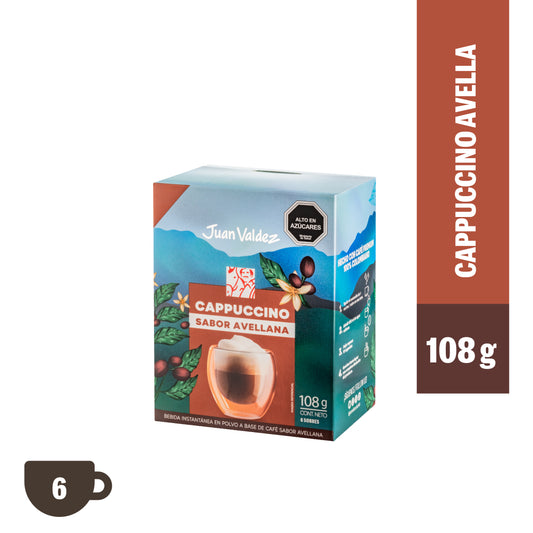 Caja Café Mixes Cappuccino Avellana Display x6 (8un)